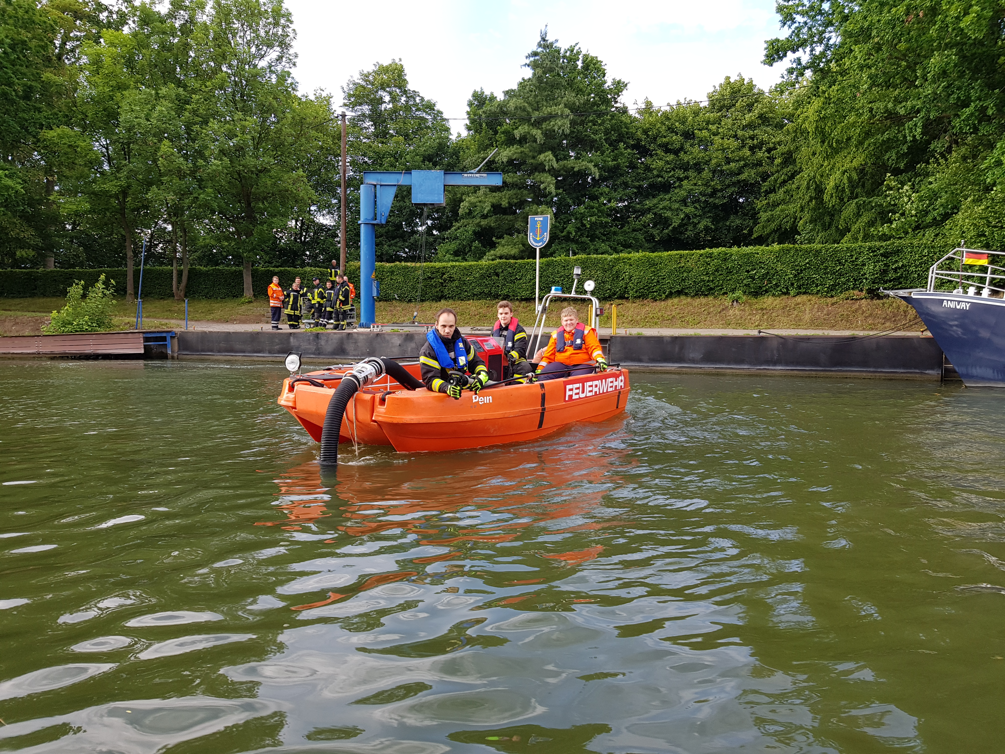 12.06.2019 Ausbildungsdienst auf dem Mittelandkanal